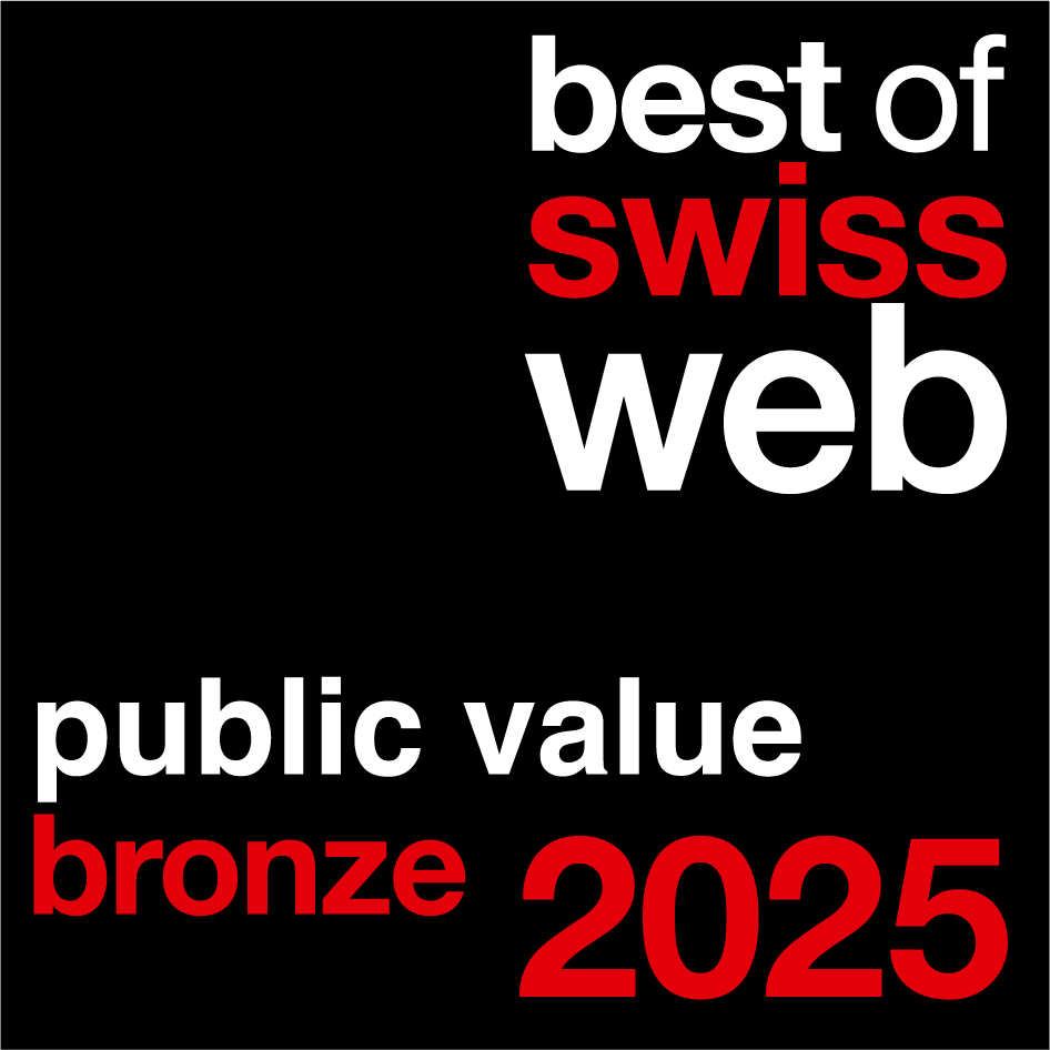 Best of Swiss Web 2025: Bronze in der Kategorie Public Value